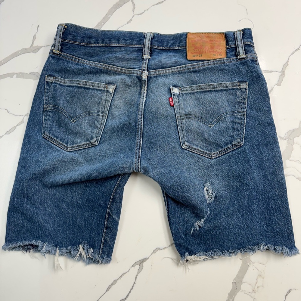 Women’s  Blue Denim Shorts - Picture 4 of 8